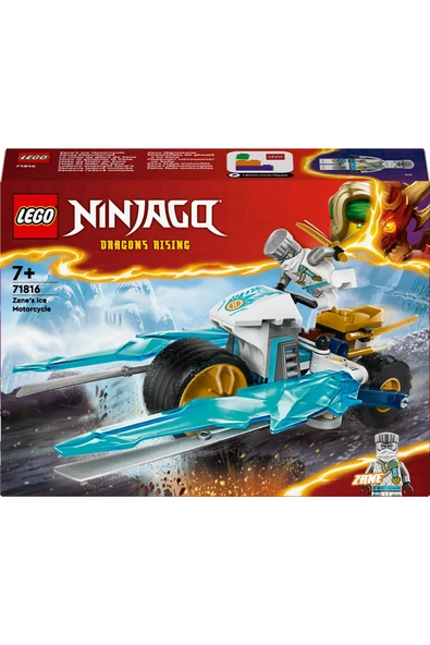 LEGO ® NINJAGO® Zane’in Buz Motosikleti 71816 – 7+ Çocuklar için Yaratıcı Oyuncak Yapım Seti (84P) - Resim 3