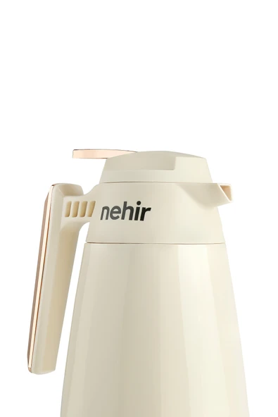 Nehir Nihal Termos 1,5 Litre Krem Rose - Resim 5