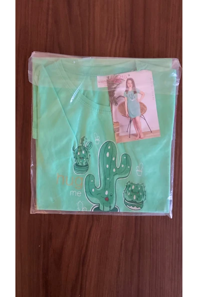 Zi 3 Adet 1 paket Kız Çocuk Gecelik Pijama - Resim 3