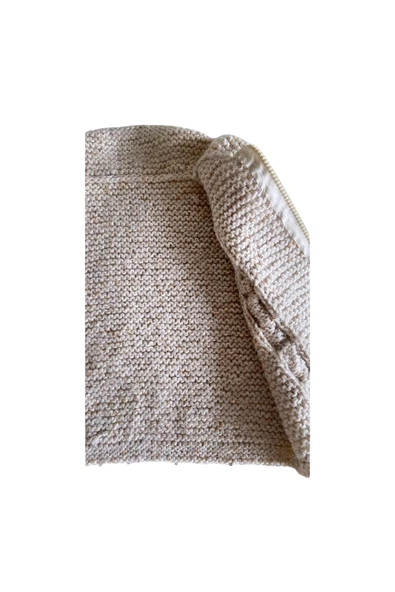 Zi Bej El Örgü Sıfır Kollu Bebek Yeleği - Resim 5