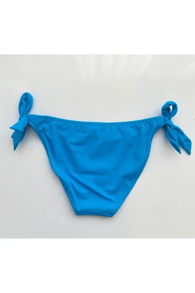 Zi 2 Renk 1 Paket Pembe-açık Mavi Kalın Ip Bağcıklı Bikini Altı - Resim 7