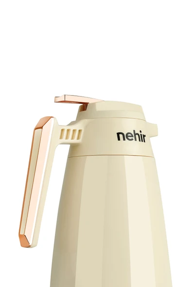Nehir Nihal Termos 1,5 Litre Krem Rose - Resim 4