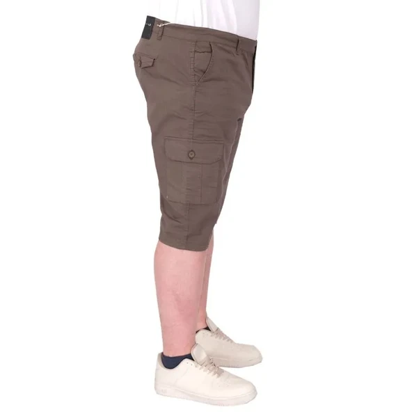 Büyük Beden Erkek Kapri Klasik 21401 Haki - Resim 2