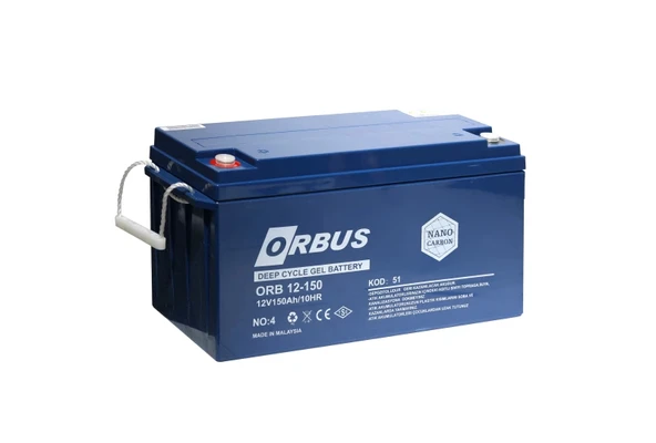 Jel akü 12V 150Ah Orbus ürün görseli