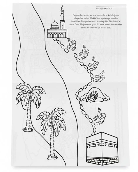Peygamberimin Hayatı Boyama Kitabı 5 Timaş Çocuk - Resim 2