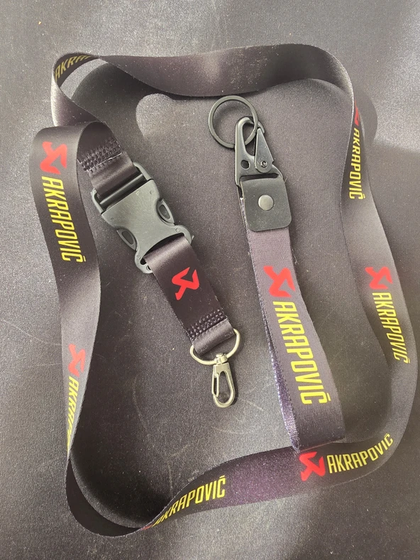 Akrapoviç 2'li set Siyah Anahtarlık ürün görseli