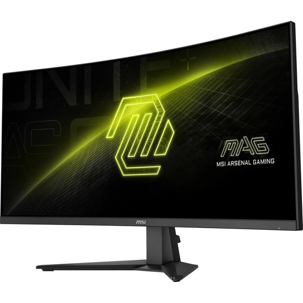 MSI 34 MAG 346CQ 3440x1440 (UWQHD) 21:9 CURVE 1500R VA 180HZ 1MS FREESYNC PREMIUM GAMING MONITOR - Resim 6