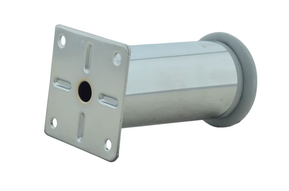 LUDIA Metal Ayarlanabilir 3 Adet Mobilya Ayağı Metal Tablalı 8cm - Resim 4