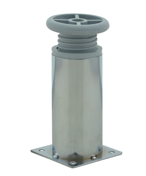 LUDIA Metal Ayarlanabilir 4 Adet Mobilya Ayağı Metal Tablalı 8cm - Resim 3