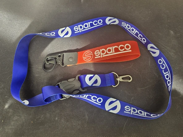 Sparco 2'li set Kırmızı Anahtarlık ürün görseli