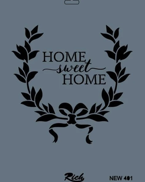 Rich New Seri N-401 Stencil 35x25 cm ürün görseli