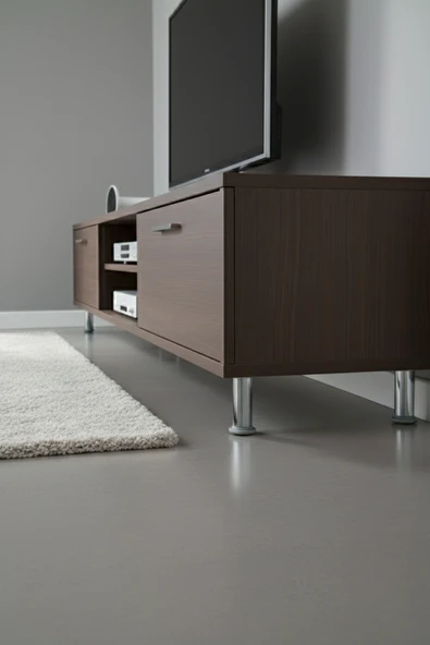 LUDIA Metal Ayarlanabilir 3 Adet Mobilya Ayağı Metal Tablalı 8cm - Resim 6