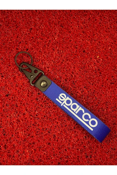 SPARCO mavi kaliteli Oto Anahtarlık - Resim 2