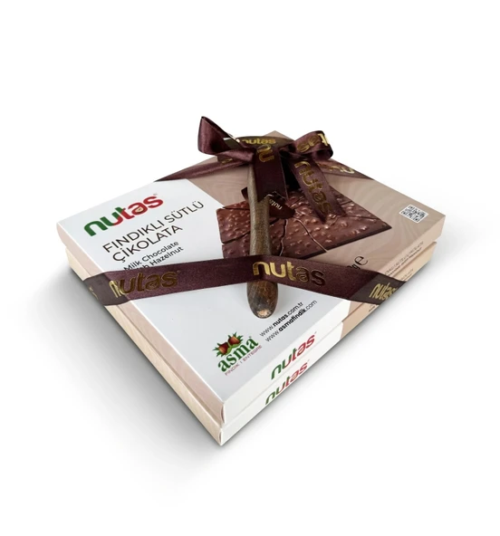 Nutas Fındıklı Sütlü Çikolata - 580g Çekiçli Özel Kutu - Resim 4