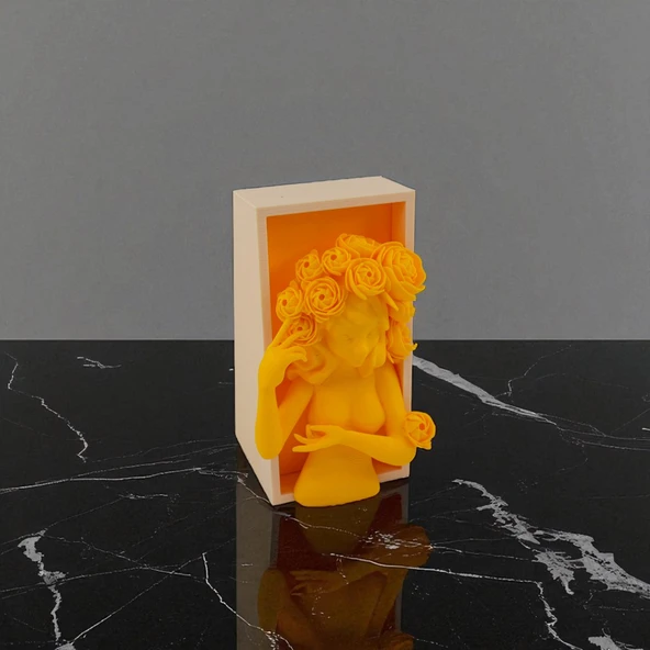 Çiçek Saçlı Kadın – Dekoratif Kitaplık Ayracı ürün görseli