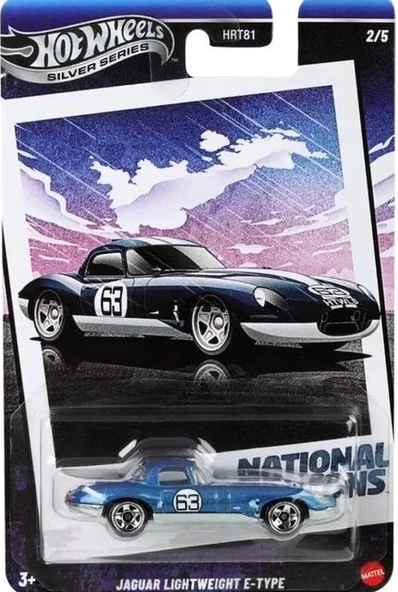 Hot Wheels Silver Series National İcons Jaguar Lightweight E-Type JBY90 ürün görseli