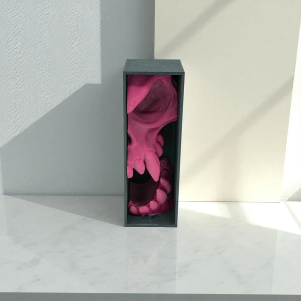 Scream Skull Kitaplık Ayracı ürün görseli