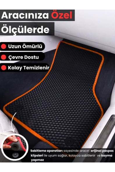 ALFA ROMEO-GİULİETTA-(2014-2025) İÇİN EVA FUL PASPAS TAKIMI (METAL TOPUKLUK HARİÇ) - Resim 3