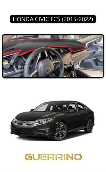 HONDA CIVIC FC5 2015-2022TORDİDO KORUMA KILIFI SİYAH KENAR ürün görseli