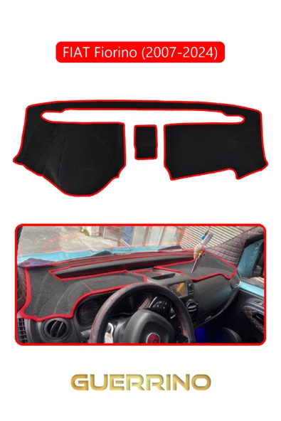 FIAT Fiorino 2007-2020   Modellerine Uygun   eski TORDİDO KORUMA KILIFI KIRMIZI KENAR ürün görseli