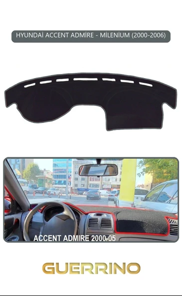 HYUNDAİ ACCENT ADMİRE/MİLENİUM 2000-2006TORDİDO KORUMA KILIFI GRİ KENAR ürün görseli