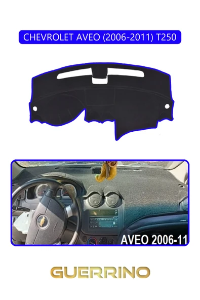 CHEVROLET AVEO 2006-2011 T250TORDİDO KORUMA KILIFI MAVİ KENAR ürün görseli