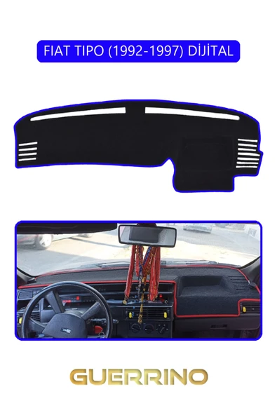 FIAT TIPO 1992-1997 Modellerine Uygun DijitalTORDİDO KORUMA KILIFI MAVİ KENAR ürün görseli