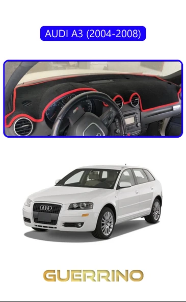AUDI A3 (2004-2008)TORDİDO KORUMA KILIFI MAVİ KENAR ürün görseli 1