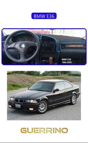 BMW E36TORDİDO KORUMA KILIFI MAVİ KENAR ürün görseli