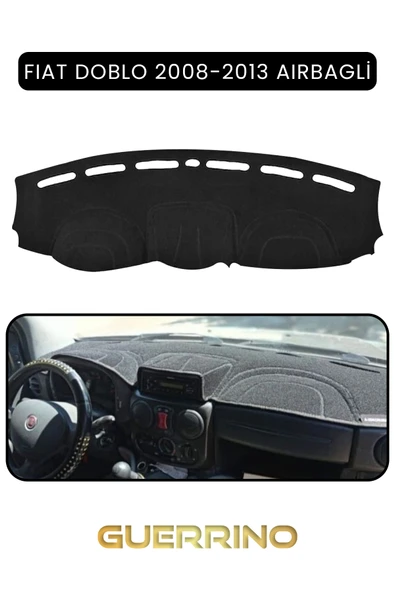 FIAT Doblo 2008-2013  Modellerine Uygun AirbagTORDİDO KORUMA KILIFI SİYAH KENAR ürün görseli
