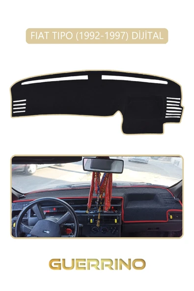 FIAT TIPO 1992-1997 Modellerine Uygun DijitalTORDİDO KORUMA KILIFI BEJ KENAR ürün görseli