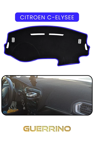 CITROEN C-ELYSEE - PEUGEOT 301 UZUNTORDİDO KORUMA KILIFI MAVİ KENAR ürün görseli