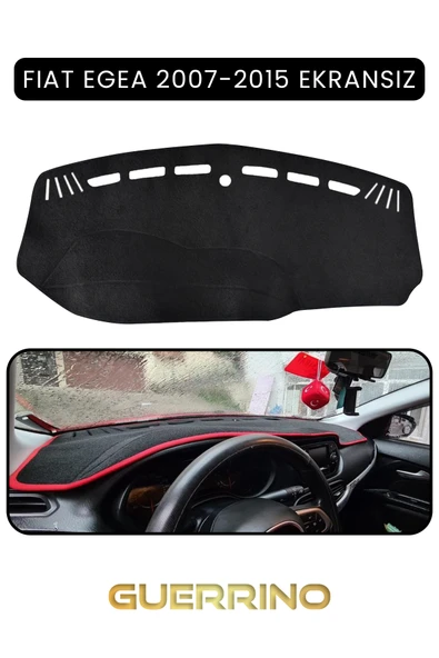 FIAT Egea 2007-2021 Modellerine Uygun EKRANSIZ TORDİDO KORUMA KILIFI SİYAH KENAR ürün görseli 1