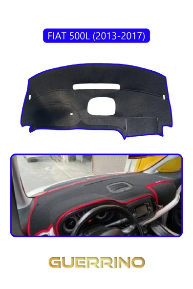 FIAT 500L 2013-2017 Modellerine UygunTORDİDO KORUMA KILIFI MAVİ KENAR ürün görseli