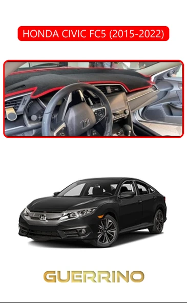 HONDA CIVIC FC5 2015-2022TORDİDO KORUMA KILIFI KIRMIZI KENAR ürün görseli