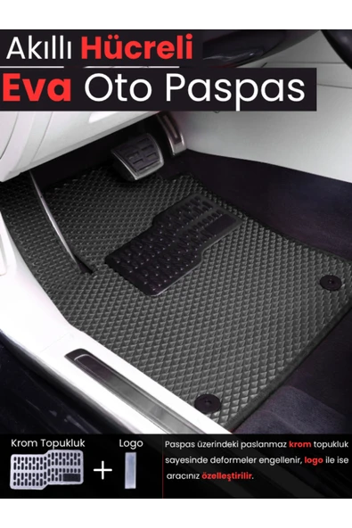 VOLKSWAGEN-TAİGO-(2021-2025) İÇİN EVA FUL PASPAS TAKIMI (METAL TOPUKLUK DAHİL) - Resim 2