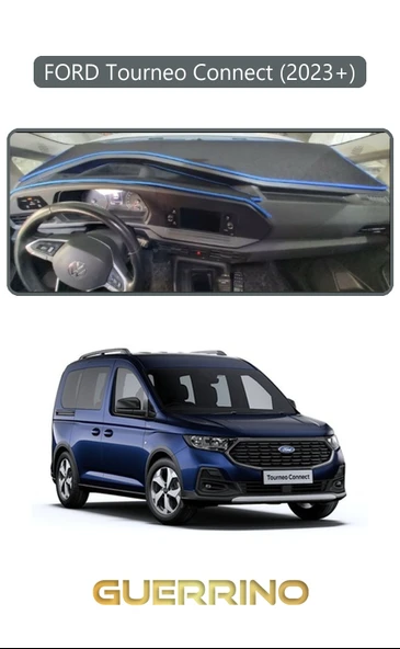 FORD Torneo Connect 2023+ (CADY 2023+)TORDİDO KORUMA KILIFI GRİ KENAR ürün görseli 1