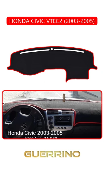 HONDA CIVIC VTEC2 2003-2005TORDİDO KORUMA KILIFI KIRMIZI KENAR ürün görseli