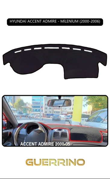 HYUNDAİ ACCENT ADMİRE/MİLENİUM 2000-2006TORDİDO KORUMA KILIFI SİYAH KENAR ürün görseli
