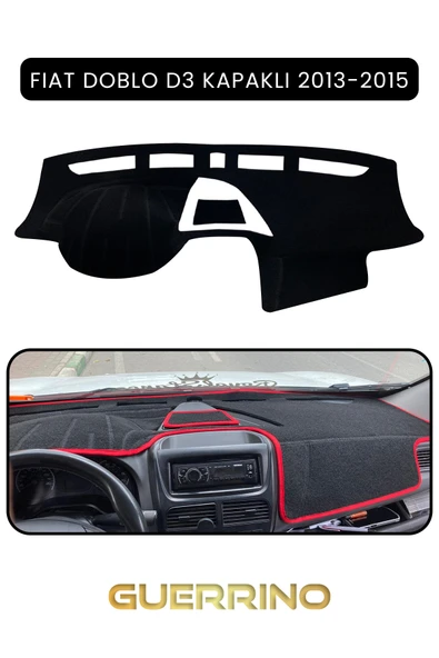 FIAT Doblo D3 KAPAKLI 2013-15 Modellerine UygunTORDİDO KORUMA KILIFI SİYAH KENAR ürün görseli