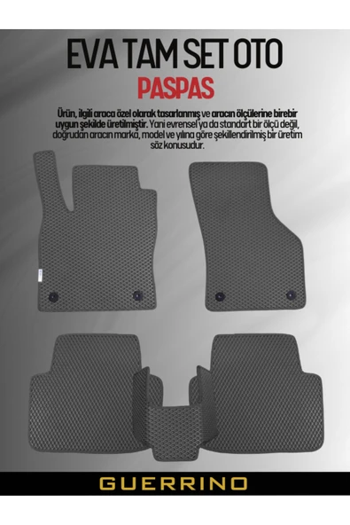 SEAT-TOLEDO-(2012-2019) İÇİN EVA İÇ PASPAS TAKIMI (METAL TOPUKLUK HARİÇ) ürün görseli 1
