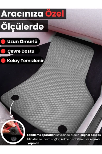 HONDA-CRV 4-(2012-2017) İÇİN EVA FUL PASPAS TAKIMI (METAL TOPUKLUK DAHİL) - Resim 3