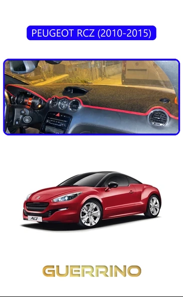 PEUGEOT RCZ 2010 - 2015TORDİDO KORUMA KILIFI MAVİ KENAR ürün görseli 1