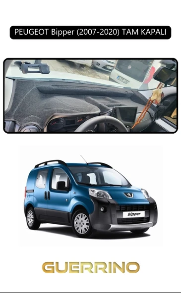 PEUGEOT Bipper (2007-2020) TAM KAPALITORDİDO KORUMA KILIFI SİYAH KENAR ürün görseli