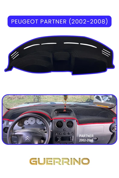 PEUGEOT Partner (2002-2008)TORDİDO KORUMA KILIFI MAVİ KENAR ürün görseli