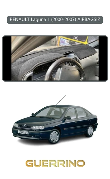 RENAULT Laguna 1 (2000-2007) AIRBAGSIZTORDİDO KORUMA KILIFI GRİ KENAR ürün görseli 1