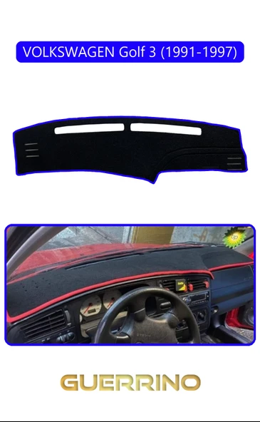 VOLKSWAGEN Golf 3 / Vento / Jetta (1991-1997)TORDİDO KORUMA KILIFI MAVİ KENAR ürün görseli