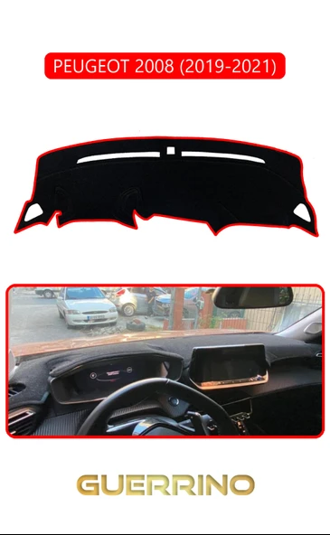 PEUGEOT 2008 (2019-2021)TORDİDO KORUMA KILIFI KIRMIZI KENAR ürün görseli