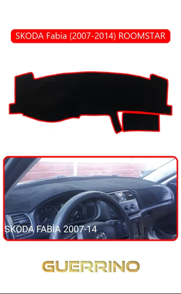 SKODA Fabia (2007-2014) ROOMSTARTORDİDO KORUMA KILIFI KIRMIZI KENAR ürün görseli 1
