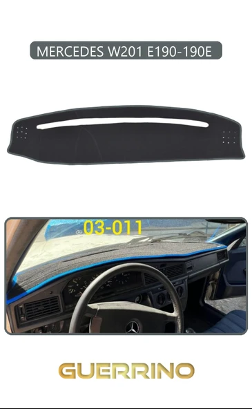 MERCEDES W201 E190-190E TORDİDO KORUMA KILIFI GRİ KENAR ürün görseli